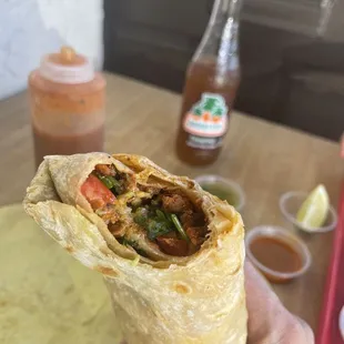 The adobada burrito. Melt-in-your-mouth awesome.