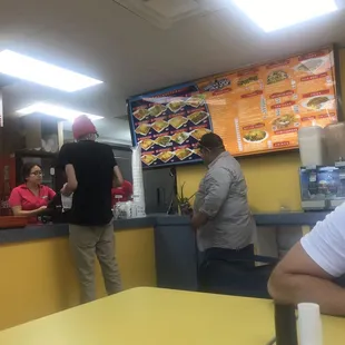 Interior- hardly any seating