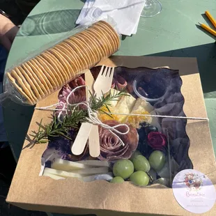 Charcuterie in box