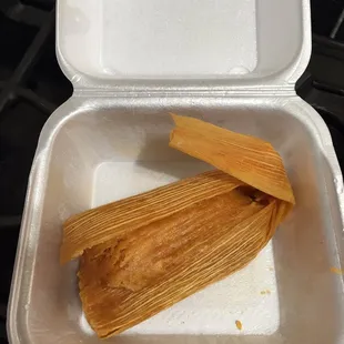 Delicious tamale