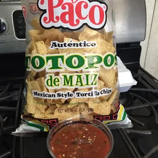 The chips and salsa are bomb!!