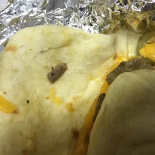 Food looked good but didn't get to find out because of the big ass hair in my shit