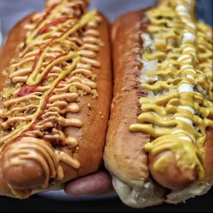 hot dogs, food, hot dog, sandwich