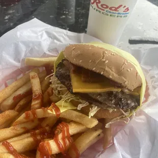 Double Bacon Cheese Burger