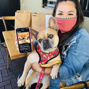 Our famous Frenchie, Abby, stopped in with her mom last week. So good to see you both!