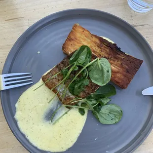 Snapper with potato cake