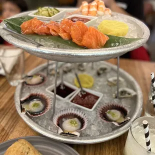 Seafood tower
