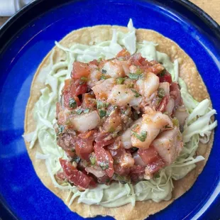 Ceviche Tostada