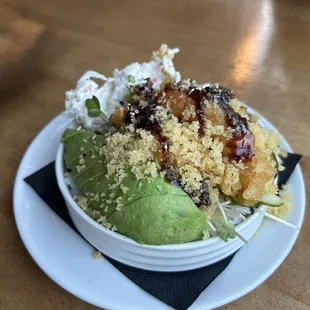 Crunchy roll bowl