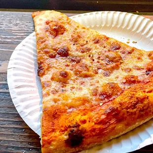 Plain pizza slice, $3 + tip