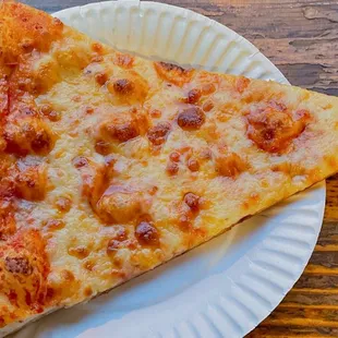 Plain pizza slice, $3 + tip