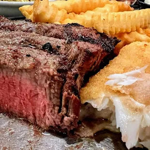 a steak and fries