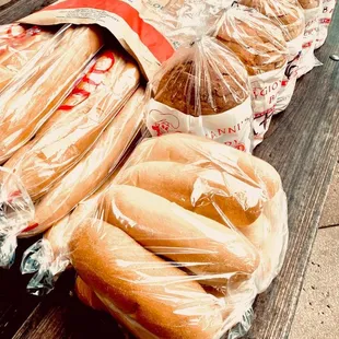 bagels of bread and buns