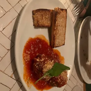 a plate of food on a table