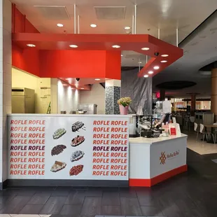 the interior of a restaurant