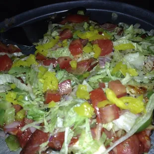 Small Strictly Italian deep dish pizza (down a slice)