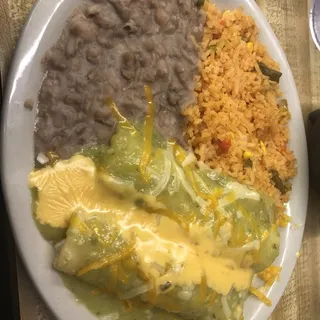 Chicken Sour Cream Enchiladas