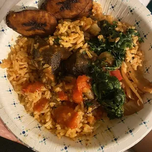 Goat Meat Grill- It was so good and I forgot to get my picture in the container.