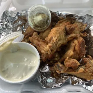 Lemon pepper - funny tasting wings