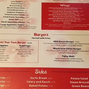 Menu 2022