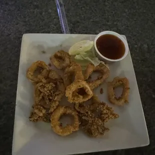Calamari.  Would you pay $12.99 for this