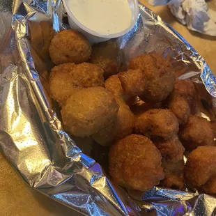 Fried mushrooms