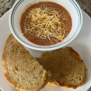 Grilled Cheese made with original sourdough.