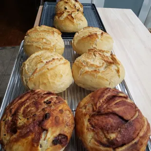 a variety of pastries