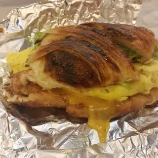 Avocado, Egg and Cheese Breakfast Sandwich