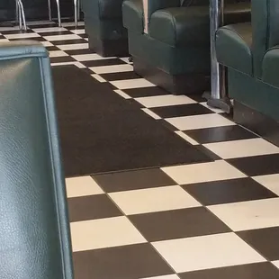 The old floor , neat decor