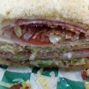 a sandwich and french fries
