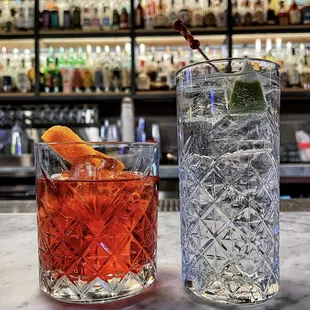 Negroni and G&amp;T
