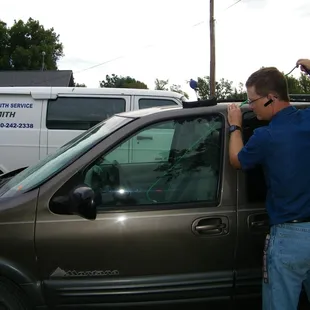 Opening and servicing autos