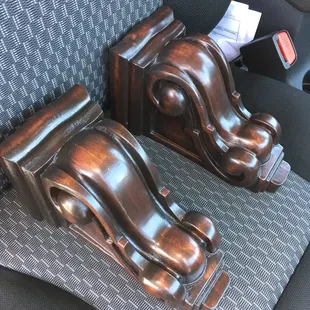 The Corbels came out looking better than I imagined!! Dining room is going to look classy now