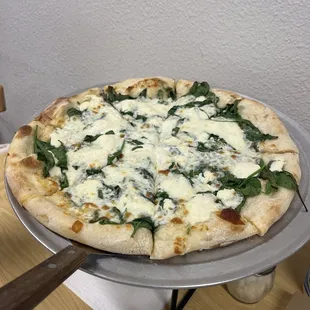 Spinach and Ricotta Pizza