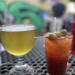 Bloody Mary and BrewDog (German Pilsner)