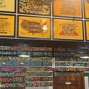 Beer and terrible towels-what could be better?