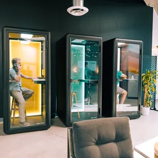 For calls and, apparently, naps.