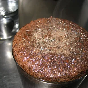Cupping coffee