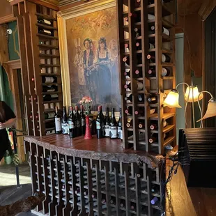a wine cellar