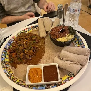 a plate of food