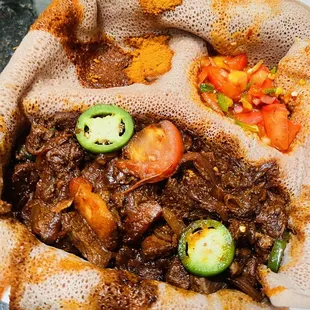 #21. Yawaze Beef Tibs!....Double Thumbs Up!!  Seasoned &amp; full of flavor.