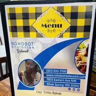 a sign for the restaurant