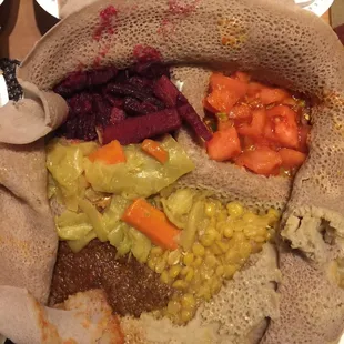 Rohobot veggie combo... guess they were out of collards?