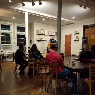 Quiet intimate concert