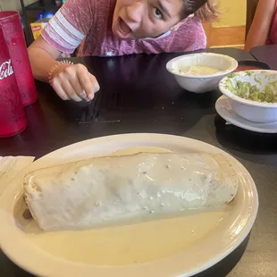 The burrito California was huge but soo good.