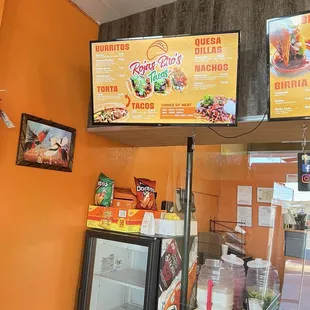 Some of the Menu lol but the Agua Fresca yummy good