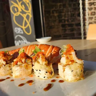 sushi, food, sashimi, sushi and sashimi