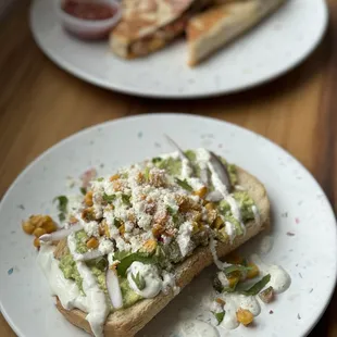 Elote avocado toast