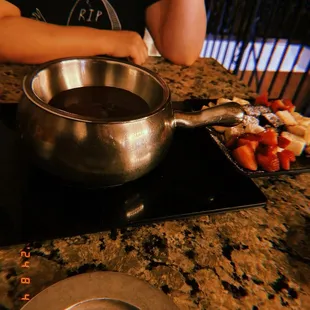 Pre-Prepped Chocolate Fondue